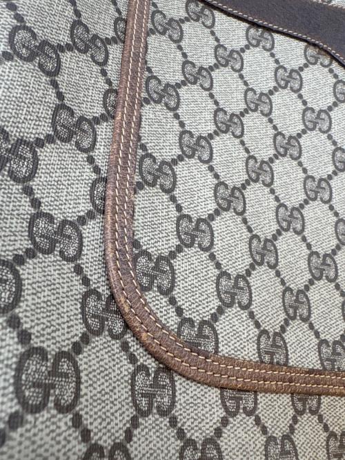 GUCCI（グッチ）GUCCI (グッチ) GUCCI　OLD GUCCI GGスプリーム　トートバッグ ベージュの古着・服飾アイテム
