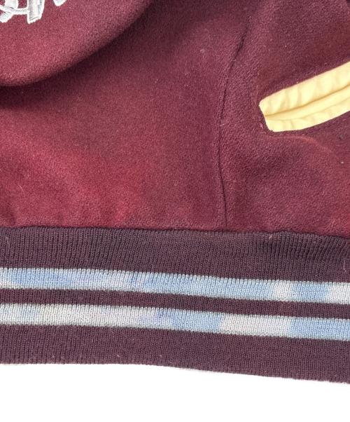 DeLong（-）DeLong (-) DeLONG　スタジャン レッド サイズ:Sの古着・服飾アイテム