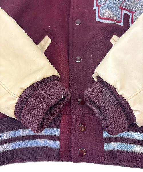 DeLong（-）DeLong (-) DeLONG　スタジャン レッド サイズ:Sの古着・服飾アイテム