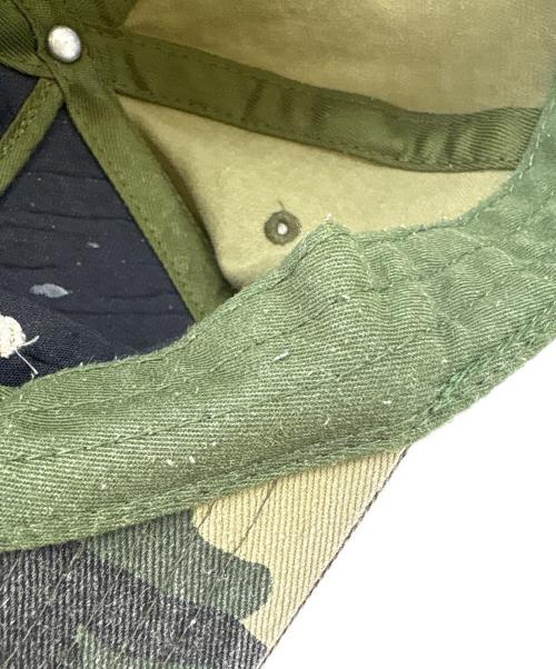 NISSI CAPS（ニッシ キャップ）NISSI CAPS (ニッシ キャップ) MONDAYSUCK (マンデーサック) NISSI CAPS　MONDAYSUCK　キャップ グリーンの古着・服飾アイテム