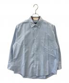 BLACK LABEL CRESTBRIDGEブラックレーベル クレストブリッジ）の古着「BLACK LABEL CRESTBRIDGE　長袖シャツ」｜スカイブルー