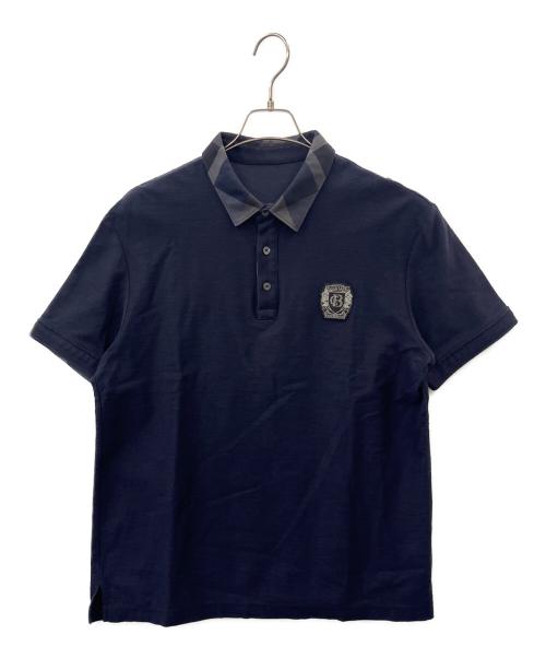 BLACK LABEL CRESTBRIDGE（ブラックレーベル クレストブリッジ）BLACK LABEL CRESTBRIDGE (ブラックレーベル クレストブリッジ) BLACK LABEL CRESTBRIDGE　ポロシャツ ネイビー サイズ:LLの古着・服飾アイテム
