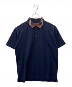 BLACK LABEL CRESTBRIDGEブラックレーベル クレストブリッジ）の古着「BLACK LABEL CRESTBRIDGE　ポロシャツ」｜ネイビー
