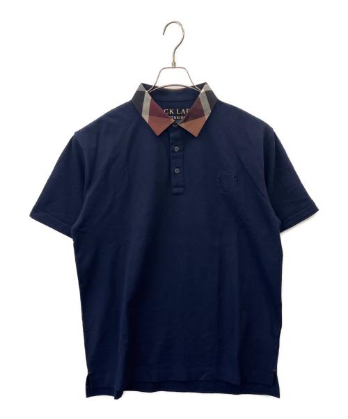 BLACK LABEL CRESTBRIDGE（ブラックレーベル クレストブリッジ）BLACK LABEL CRESTBRIDGE (ブラックレーベル クレストブリッジ) BLACK LABEL CRESTBRIDGE　ポロシャツ ネイビー サイズ:3Lの古着・服飾アイテム