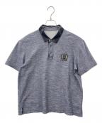 BLACK LABEL CRESTBRIDGEブラックレーベル クレストブリッジ）の古着「ポロシャツ」｜ネイビー