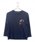 BLACK LABEL CRESTBRIDGEブラックレーベル クレストブリッジ）の古着「BLACK LABEL CRESTBRIDGE ニット」｜ネイビー