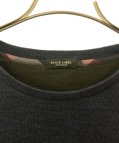 BLACK LABEL CRESTBRIDGE（ブラックレーベル クレストブリッジ）BLACK LABEL CRESTBRIDGE (ブラックレーベル クレストブリッジ) BLACK LABEL CRESTBRIDGE ニット ネイビー サイズ:3Lの古着・服飾アイテム