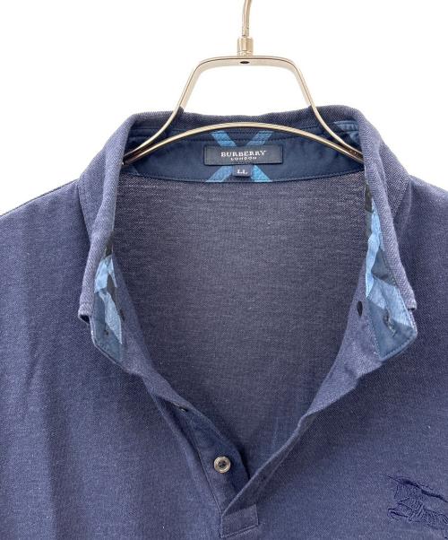 BURBERRY LONDON（バーバリーロンドン）BURBERRY LONDON (バーバリーロンドン) BURBERRY LONDON　ポロシャツ ネイビー サイズ:LLの古着・服飾アイテム