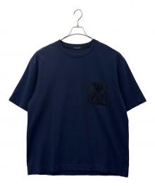 BLACK LABEL CRESTBRIDGE（ブラックレーベル クレストブリッジ）の古着「BLACK LABEL CRESTBRIDGE　ポケットカットソー」｜ネイビー