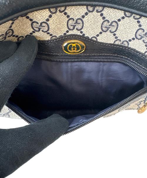GUCCI（グッチ）GUCCI (グッチ) GUCCI　GUCCI Accessory Collection　ショルダーバッグ ライトグレー×ネイビーの古着・服飾アイテム