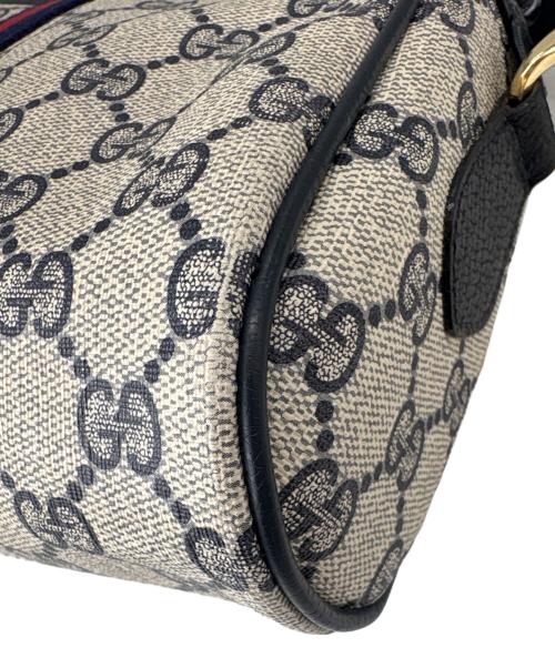 GUCCI（グッチ）GUCCI (グッチ) GUCCI　GUCCI Accessory Collection　ショルダーバッグ ライトグレー×ネイビーの古着・服飾アイテム