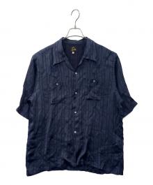 Needles（ニードルズ）の古着「Needles   Cowboy One-Up Shirt　半袖シャツ」｜ネイビー