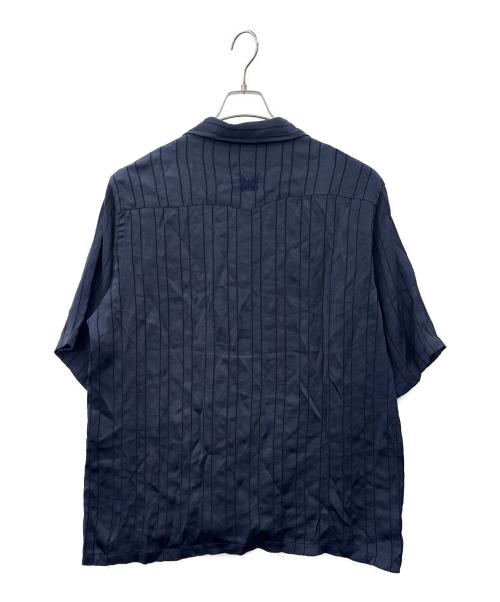 Needles（ニードルズ）Needles (ニードルズ) Needles   Cowboy One-Up Shirt　半袖シャツ ネイビー サイズ:Lの古着・服飾アイテム
