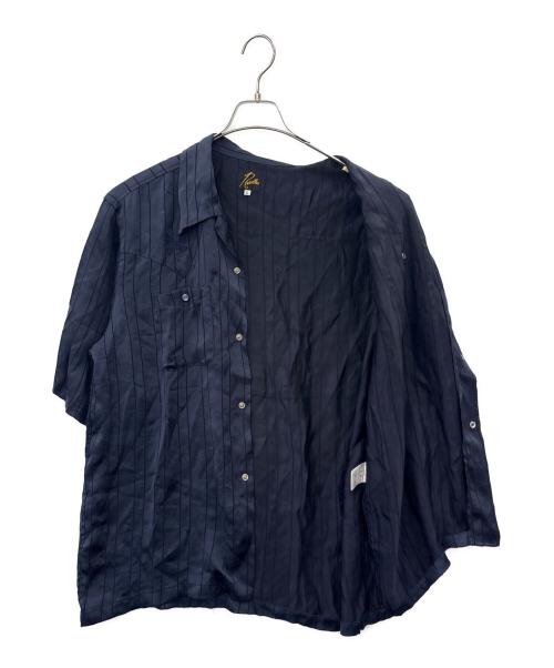 Needles（ニードルズ）Needles (ニードルズ) Needles   Cowboy One-Up Shirt　半袖シャツ ネイビー サイズ:Lの古着・服飾アイテム
