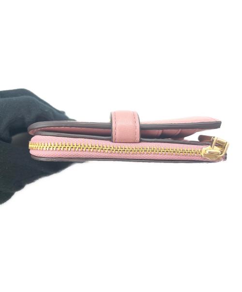 Kate Spade（ケイトスペード）Kate Spade (ケイトスペード) Kate Spade 　デコ スモール コンパクト ウォレット ピンクの古着・服飾アイテム