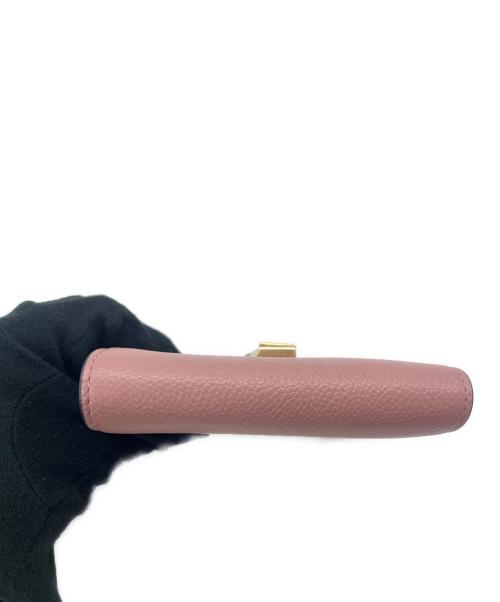 Kate Spade（ケイトスペード）Kate Spade (ケイトスペード) Kate Spade 　デコ スモール コンパクト ウォレット ピンクの古着・服飾アイテム