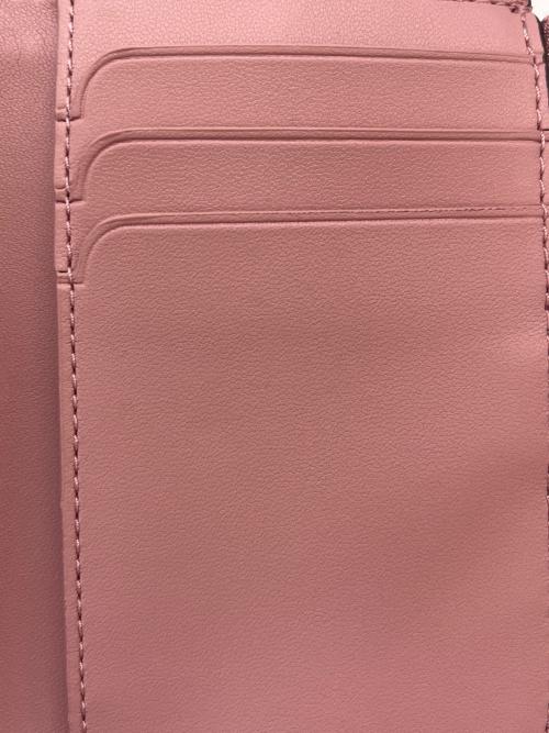 Kate Spade（ケイトスペード）Kate Spade (ケイトスペード) Kate Spade 　デコ スモール コンパクト ウォレット ピンクの古着・服飾アイテム