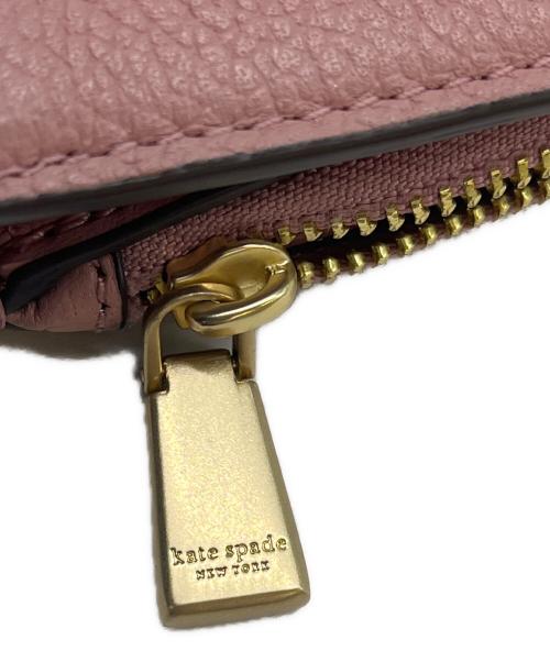 Kate Spade（ケイトスペード）Kate Spade (ケイトスペード) Kate Spade 　デコ スモール コンパクト ウォレット ピンクの古着・服飾アイテム