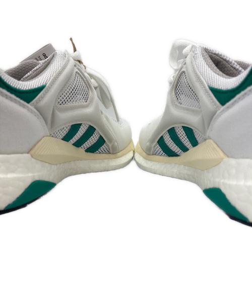 adidas（アディダス）adidas (アディダス) adidas  ローカットスニーカー ホワイト×グリーン サイズ:25.5の古着・服飾アイテム