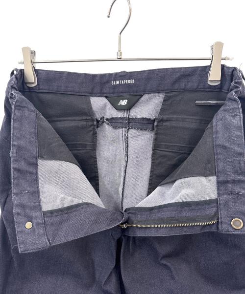 NEW BALANCE（ニューバランス）NEW BALANCE (ニューバランス) NEW BALANCE　MET24 DENIM SLIM TAPERED FIT　テーパードパンツ ネイビー サイズ:XLの古着・服飾アイテム