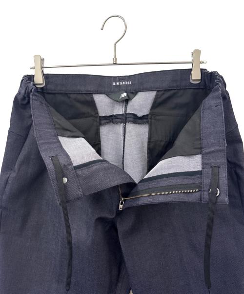 NEW BALANCE（ニューバランス）NEW BALANCE (ニューバランス) NEW BALANCE　MET24 DENIM SLIM TAPERED FIT　テーパードパンツ ネイビー サイズ:XLの古着・服飾アイテム