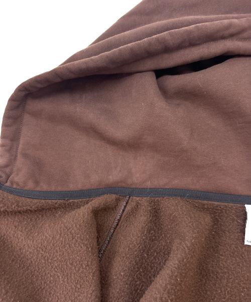 NIKE（ナイキ）NIKE (ナイキ) stussy (ステューシー) NIKE　stussy　Stone Washed Fleece Zip Hoodie　ジップパーカー ブラウン サイズ:Lの古着・服飾アイテム