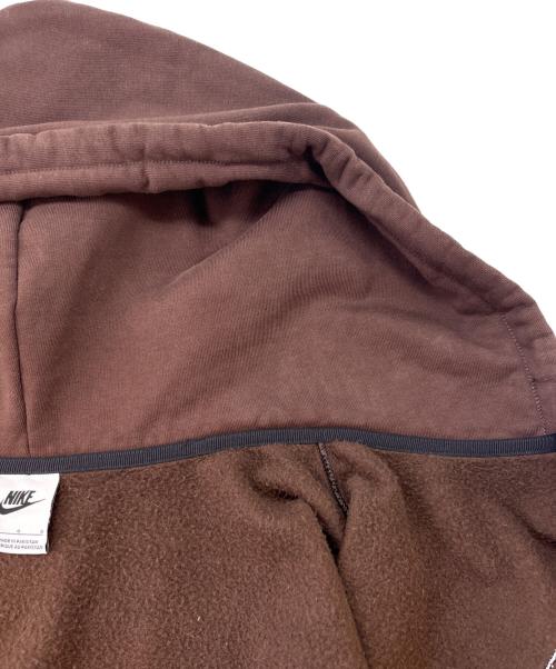 NIKE（ナイキ）NIKE (ナイキ) stussy (ステューシー) NIKE　stussy　Stone Washed Fleece Zip Hoodie　ジップパーカー ブラウン サイズ:Lの古着・服飾アイテム