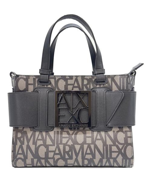 ARMANI EXCHANGE（アルマーニ エクスチェンジ）ARMANI EXCHANGE (アルマーニ エクスチェンジ) ARMANI EXCHANGE　BOXロゴバックル ミニハンドバッグ　ハンドバッグの古着・服飾アイテム