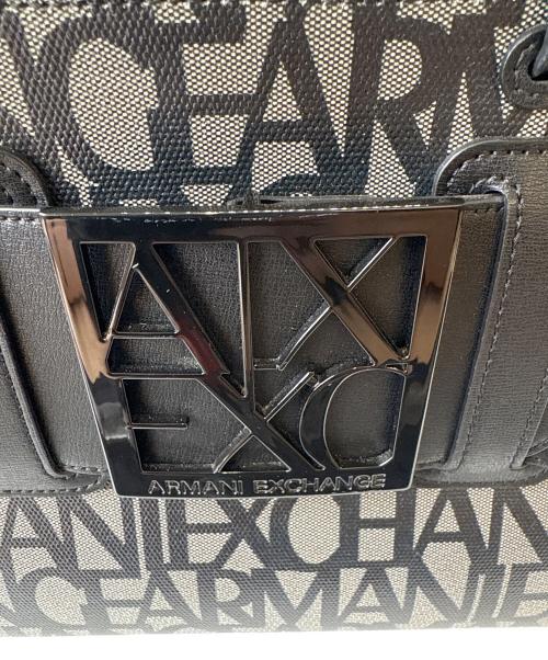 ARMANI EXCHANGE（アルマーニ エクスチェンジ）ARMANI EXCHANGE (アルマーニ エクスチェンジ) ARMANI EXCHANGE　BOXロゴバックル ミニハンドバッグ　ハンドバッグの古着・服飾アイテム