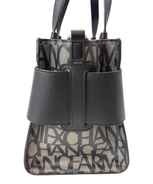 ARMANI EXCHANGE（アルマーニ エクスチェンジ）ARMANI EXCHANGE (アルマーニ エクスチェンジ) ARMANI EXCHANGE　BOXロゴバックル ミニハンドバッグ　ハンドバッグの古着・服飾アイテム