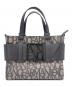 ARMANI EXCHANGE（アルマーニ エクスチェンジ）の古着「ARMANI EXCHANGE　BOXロゴバックル ミニハンドバッグ　ハンドバッグ」