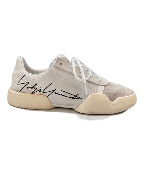 adidas（アディダス）adidas (アディダス) Y-3 (ワイスリー) adidas　Y-3　ローカットスニーカー ホワイト サイズ:25.5の古着・服飾アイテム
