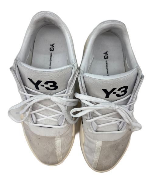 adidas（アディダス）adidas (アディダス) Y-3 (ワイスリー) adidas　Y-3　ローカットスニーカー ホワイト サイズ:25.5の古着・服飾アイテム