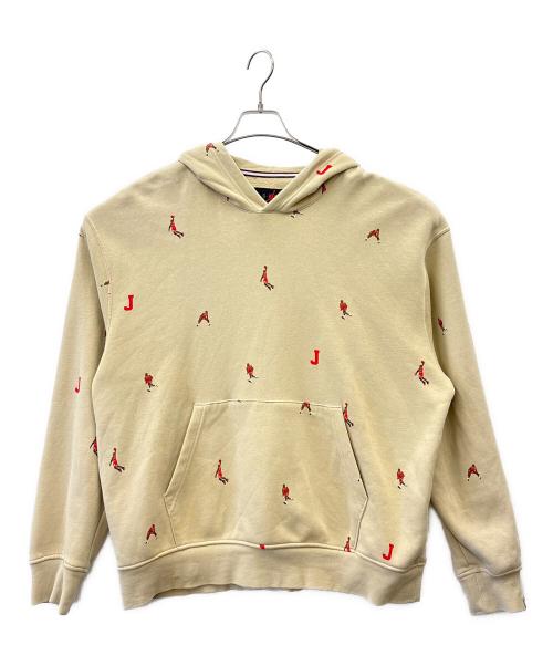 JORDAN BRAND（ジョーダン ブランド）JORDAN BRAND (ジョーダン ブランド) JORDAN BRAND　M J ESS HOL FLC PO スウェット　プルオーバーパーカー ベージュ サイズ:XLの古着・服飾アイテム