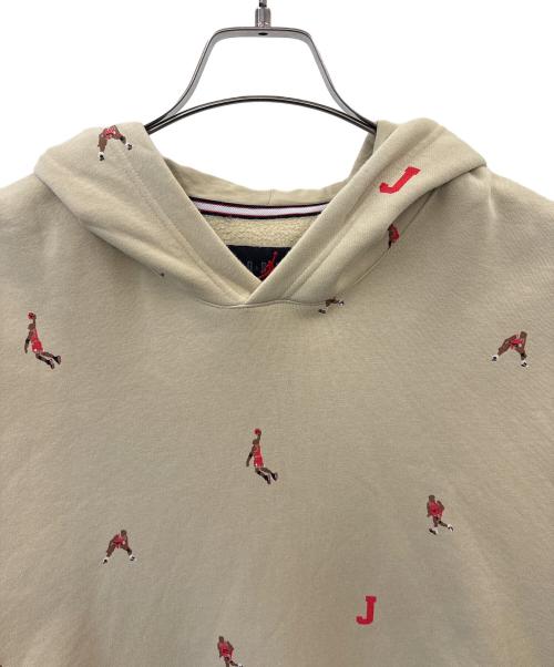 JORDAN BRAND（ジョーダン ブランド）JORDAN BRAND (ジョーダン ブランド) JORDAN BRAND　M J ESS HOL FLC PO スウェット　プルオーバーパーカー ベージュ サイズ:XLの古着・服飾アイテム