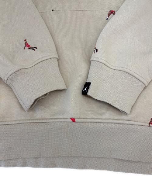 JORDAN BRAND（ジョーダン ブランド）JORDAN BRAND (ジョーダン ブランド) JORDAN BRAND　M J ESS HOL FLC PO スウェット　プルオーバーパーカー ベージュ サイズ:XLの古着・服飾アイテム