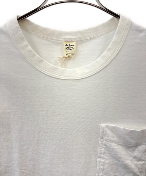 JACKMAN（ジャックマン）JACKMAN (ジャックマン) jackman　半袖カットソー ホワイト サイズ:XL 未使用品の古着・服飾アイテム