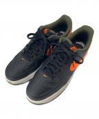 NIKEナイキ）の古着「NIKE AIR FORCE 1 07 LV8 ローカットスニーカー」｜ブラック