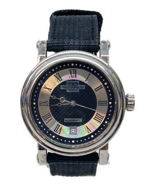 TECHNOS（テクノス）TECHNOS (テクノス) TECHNOS　腕時計 ブラック×シルバーの古着・服飾アイテム