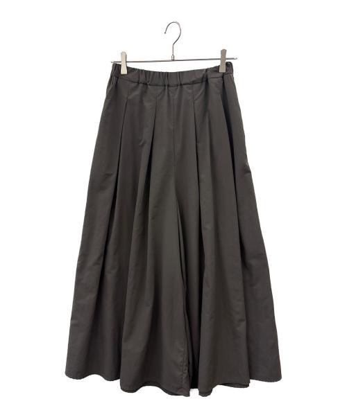 BEARDSLEY（ビアズリー）BEARDSLEY (ビアズリー) BEARDSLEY　タックフレアパンツ ダークブラウン サイズ:1の古着・服飾アイテム
