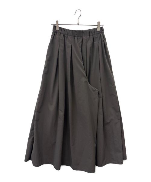 BEARDSLEY（ビアズリー）BEARDSLEY (ビアズリー) BEARDSLEY　タックフレアパンツ ダークブラウン サイズ:1の古着・服飾アイテム