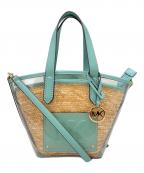 MICHAEL KORSマイケルコース）の古着「MICHAEL KORS 　2WAYショルダーバッグ」｜ミントグリーン
