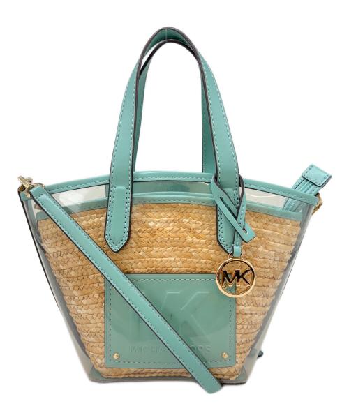 MICHAEL KORS（マイケルコース）MICHAEL KORS (マイケルコース) MICHAEL KORS 　2WAYショルダーバッグ ミントグリーンの古着・服飾アイテム