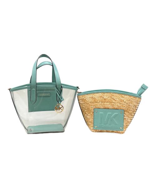 MICHAEL KORS（マイケルコース）MICHAEL KORS (マイケルコース) MICHAEL KORS 　2WAYショルダーバッグ ミントグリーンの古着・服飾アイテム