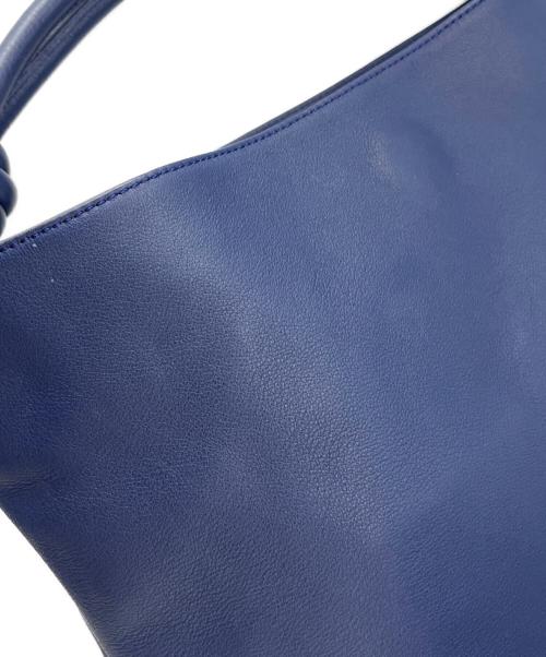 LOEWE（ロエベ）LOEWE (ロエベ) LOEWE　フラメンコ ホーボー　レザーハンドバッグ ネイビーの古着・服飾アイテム