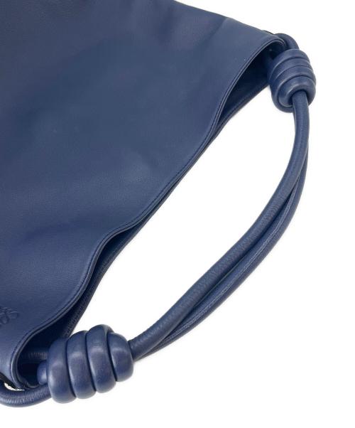 LOEWE（ロエベ）LOEWE (ロエベ) LOEWE　フラメンコ ホーボー　レザーハンドバッグ ネイビーの古着・服飾アイテム