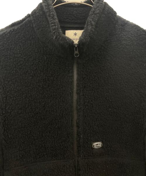 Snow peak（スノーピーク）Snow peak (スノーピーク) snow peak　フリースジャケット ブラック サイズ:Lの古着・服飾アイテム