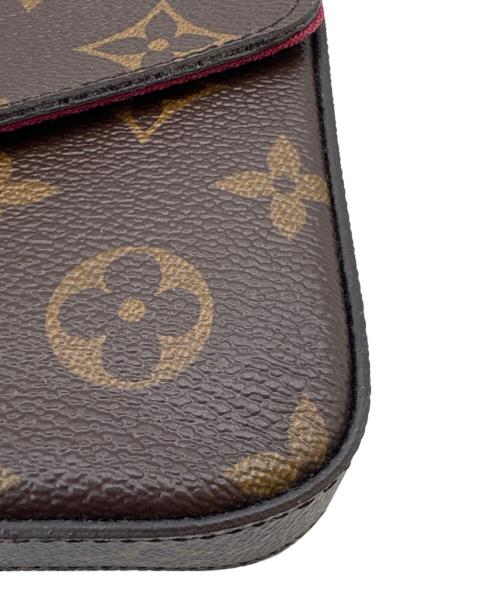 LOUIS VUITTON（ルイ ヴィトン）LOUIS VUITTON (ルイ ヴィトン) LOUIS VUITTON　モノグラム　ポシェット・フェリシー　チェーンショルダーバッグ ブラウンの古着・服飾アイテム