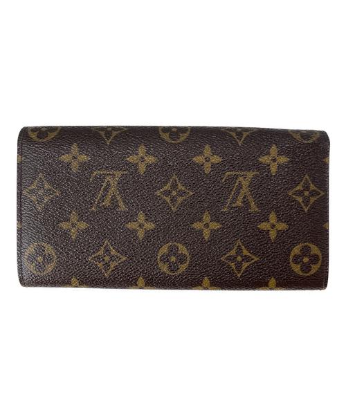 LOUIS VUITTON（ルイ ヴィトン）LOUIS VUITTON (ルイ ヴィトン) LOUIS VUITTON　ポルトフォイユ・サラ　モノグラム　長財布 ブラウンの古着・服飾アイテム