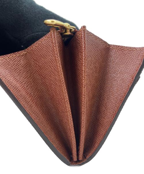 LOUIS VUITTON（ルイ ヴィトン）LOUIS VUITTON (ルイ ヴィトン) LOUIS VUITTON　ポルトフォイユ・サラ　モノグラム　長財布 ブラウンの古着・服飾アイテム